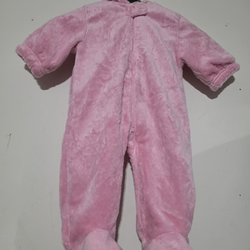 The Children's Place Pink Fuzzy Footie